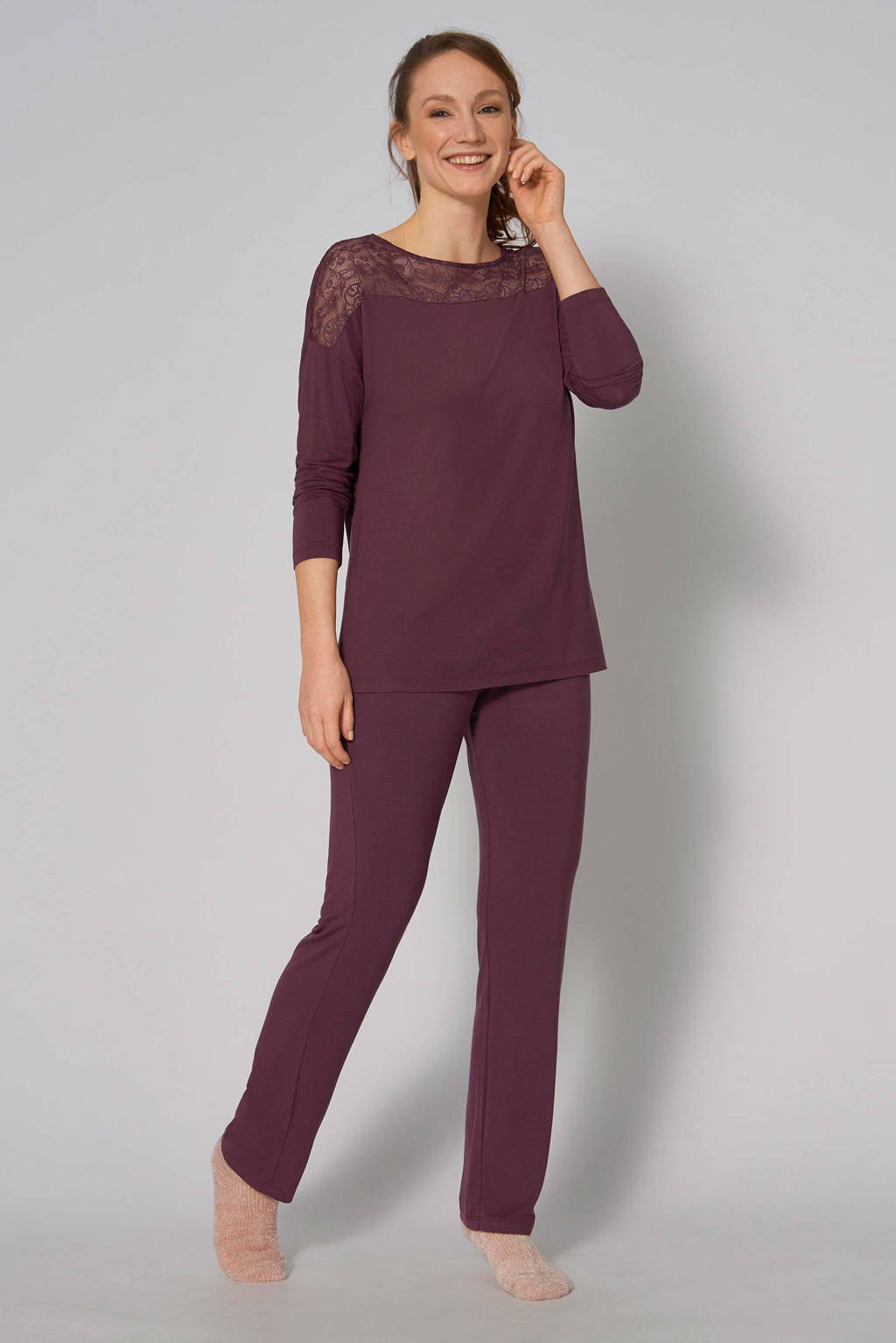 Triumph Ondergoed Dames NSL Pyjama Top Dames Nachtkleding