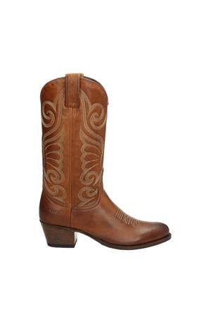 Sacha Dames Rode leren laarzen met zilverkleurige studs Sacha Dames Rode leren laarzen met zilverkleurige studs