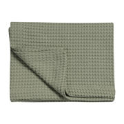 thumbnail: Vandyck katoenen bedsprei pique waffle (groen) (160x250 cm)