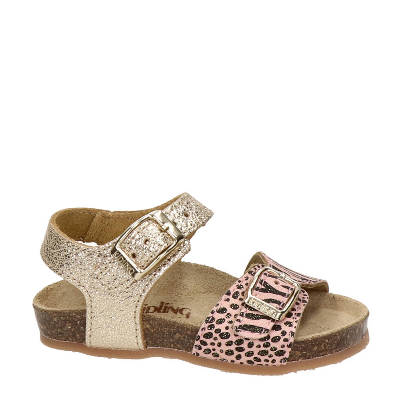 Kipling Gouden Sandalen Rikilu 1 - Schoenen.nl