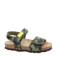 Kipling Nubbi 3  sandalen met camouflageprint