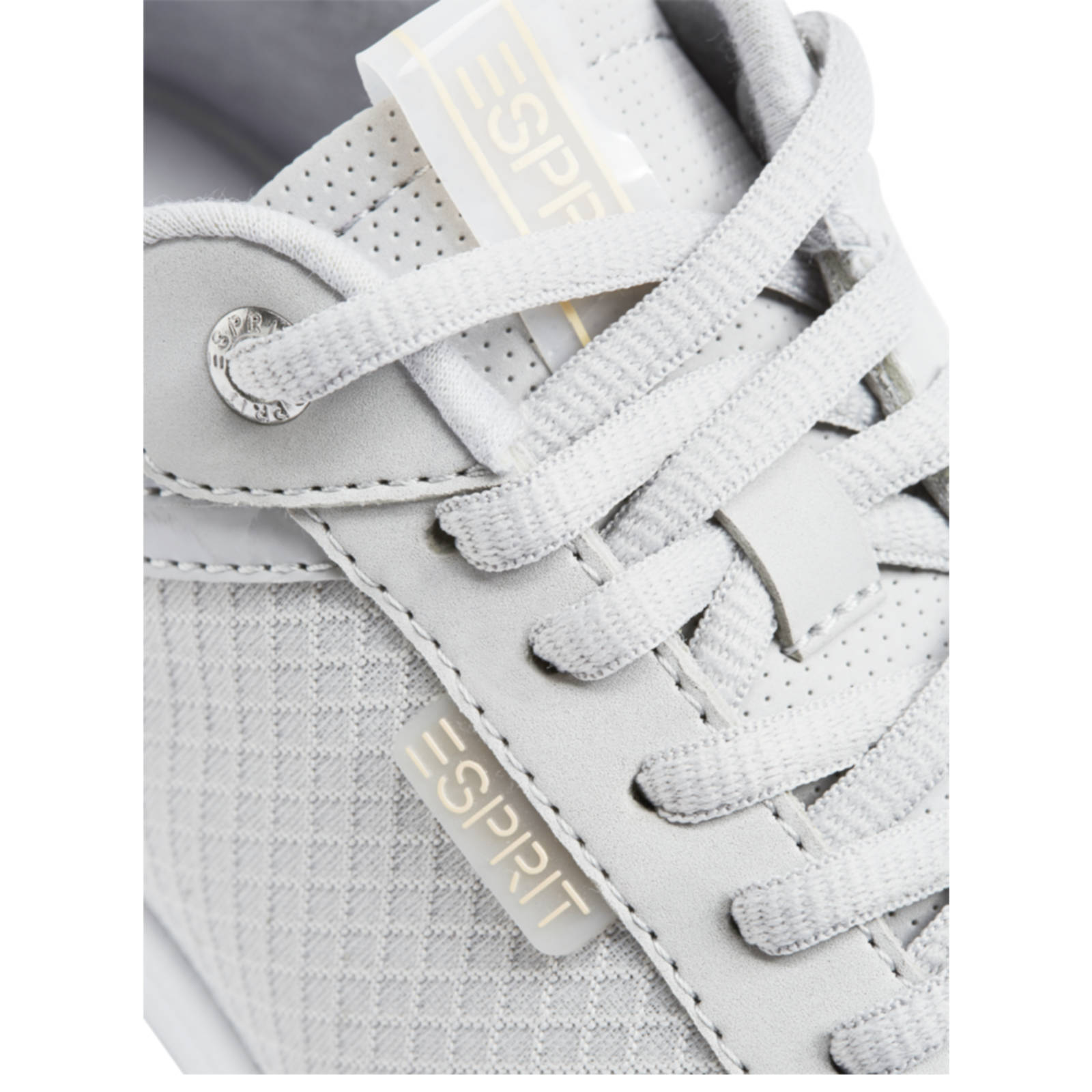 ESPRIT sneakers lichtgrijs | wehkamp