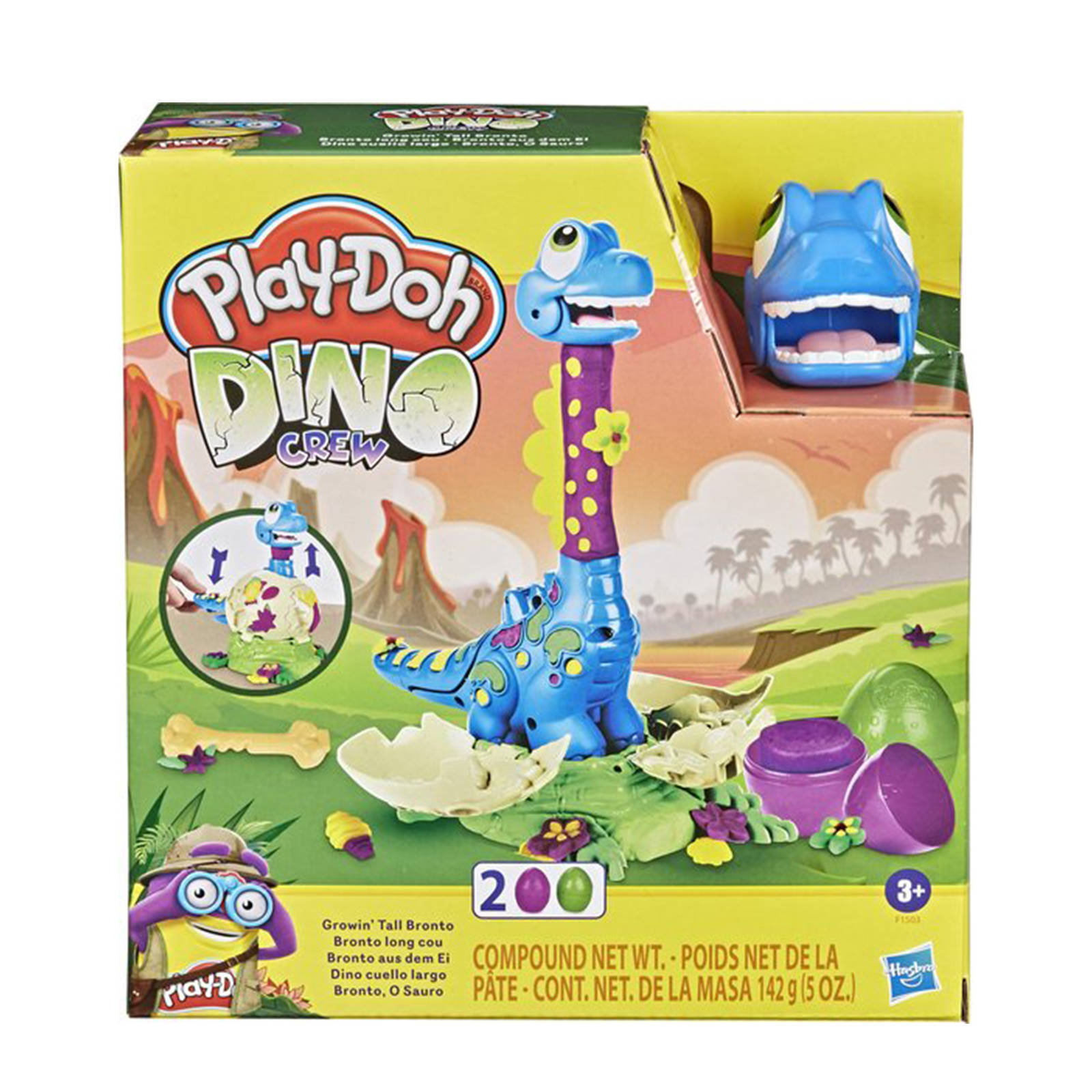 Play-Doh Play doh Kleiset Dino Crew Growing Tall Bronto Junior 7 delig online kopen