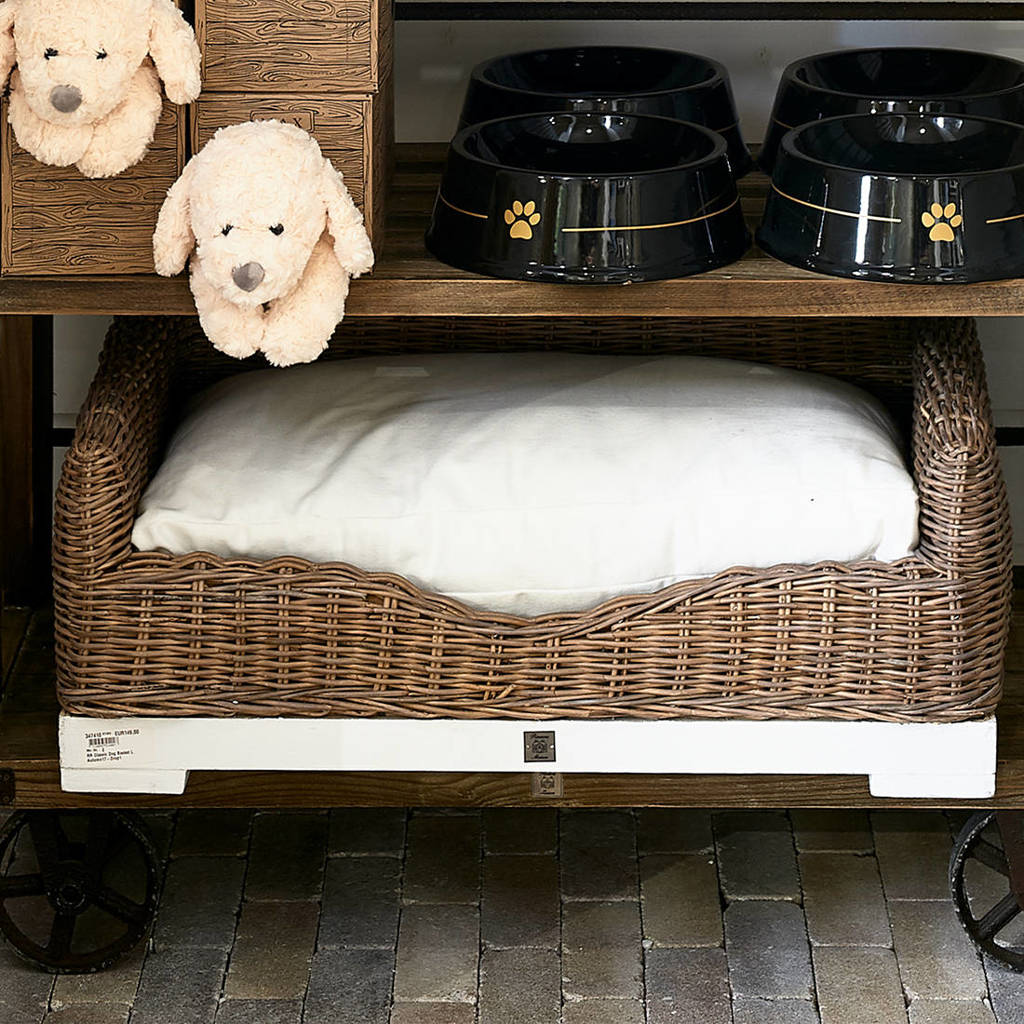 Wegrijden Rafflesia Arnoldi mond Riviera Maison hondenmand - Classic Dog Basket - L | wehkamp