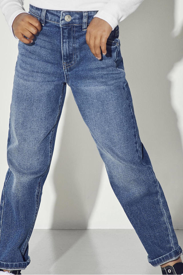 mom high wehkamp KIDS ONLY KONCALLA waist stonewashed | jeans
