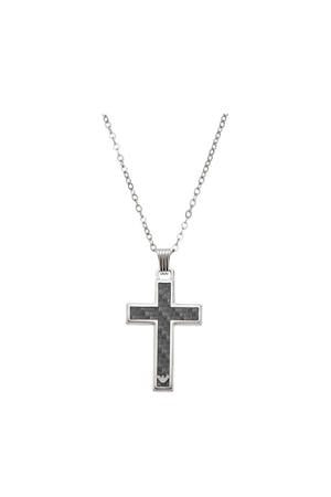 collier EGS1705040 zilverkleurig