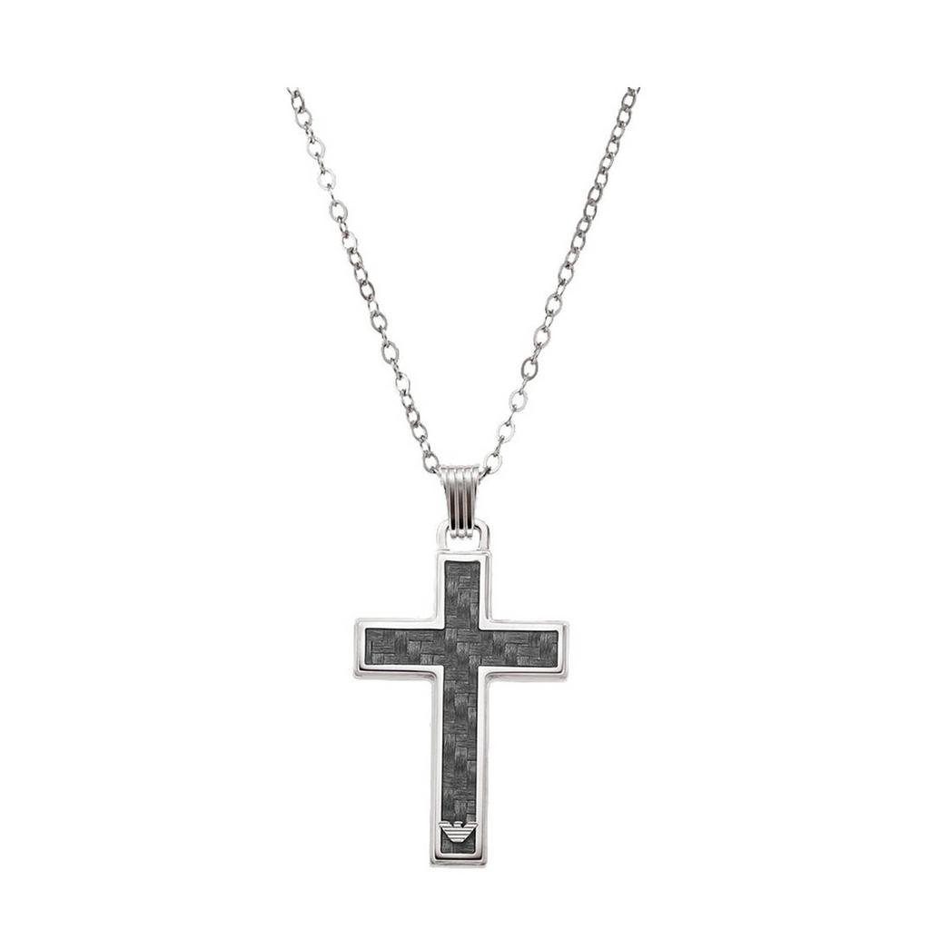 Emporio Armani collier EGS1705040 zilverkleurig