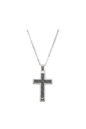 collier EGS1705040 zilverkleurig