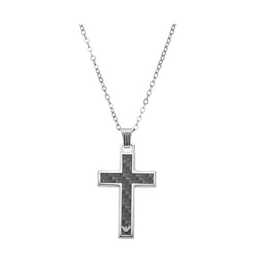 Emporio Armani collier EGS1705040 zilverkleurig afbeelding