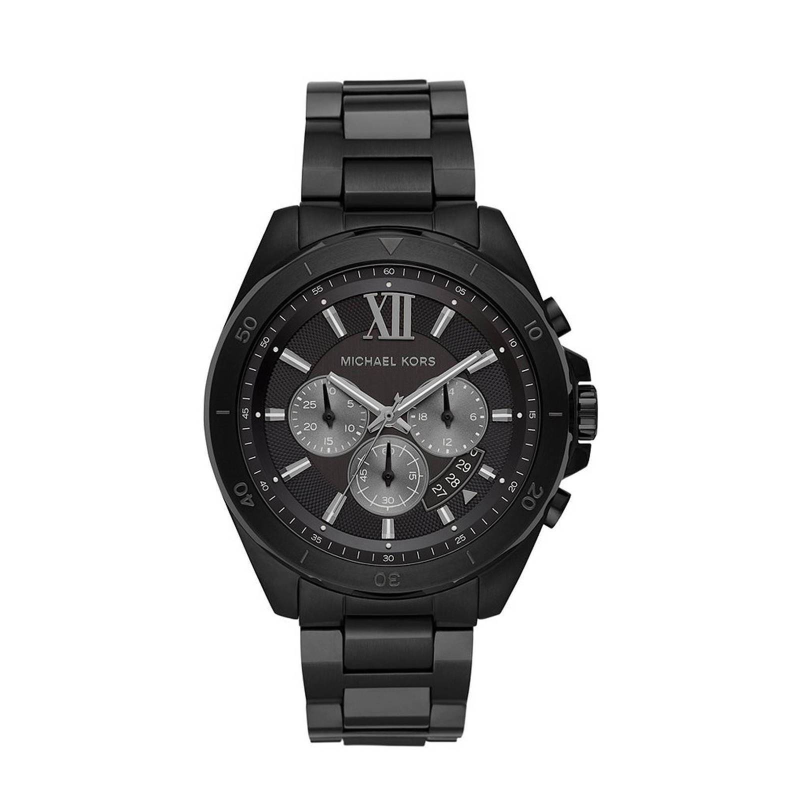 Michael kors watch all black sale