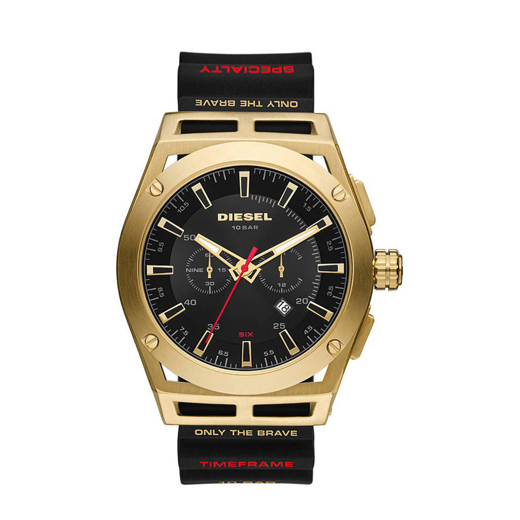 Diesel horloge DZ4546 Timeframe zwart
