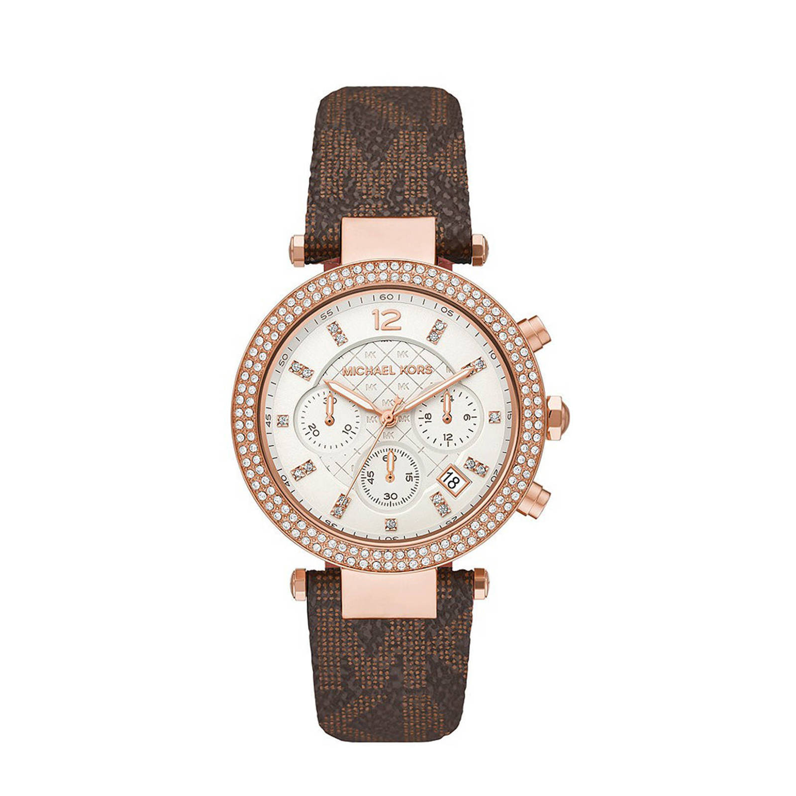 Michael Kors horloge MK6917 Parker Rosé | wehkamp