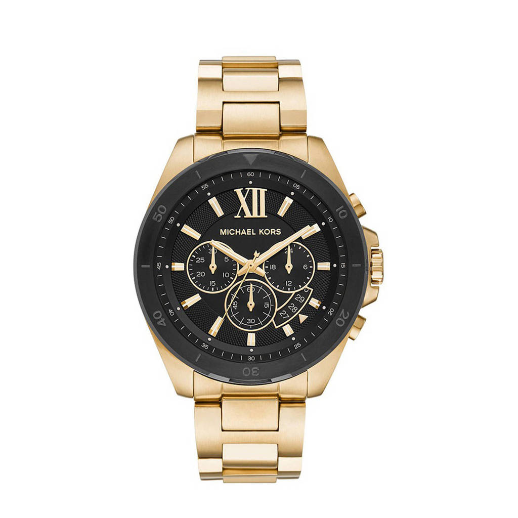 Michael Kors horloge MK8848 Brecken Goud, Goudkleurig/zwart