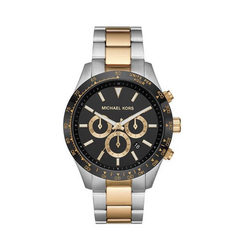 Michael Kors horloge MK8784 Layton zilverkleurig/goudkleurig