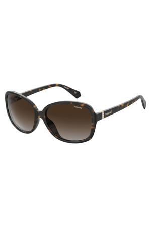 zonnebril 4098/S met tortoise print donkerbruin