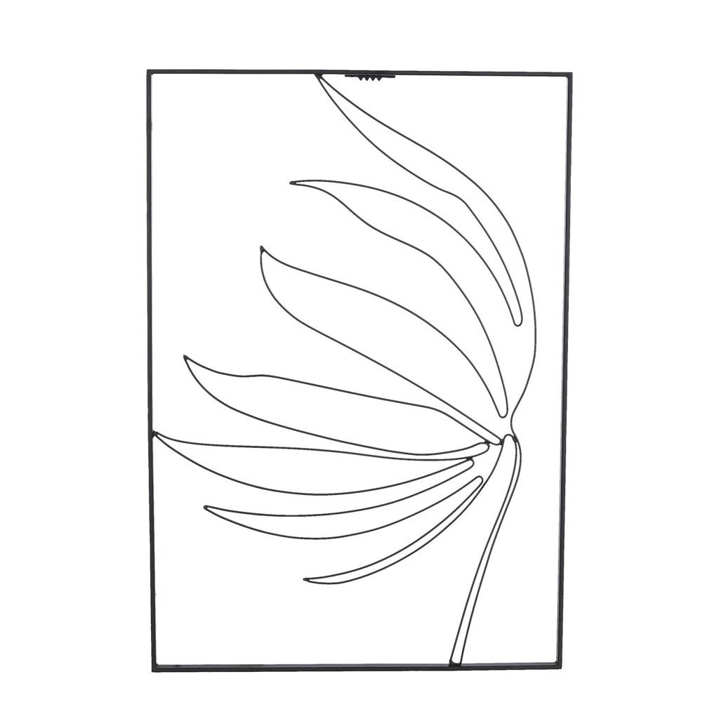 Mica Decorations wanddecoratie (65x45 cm), ijzer