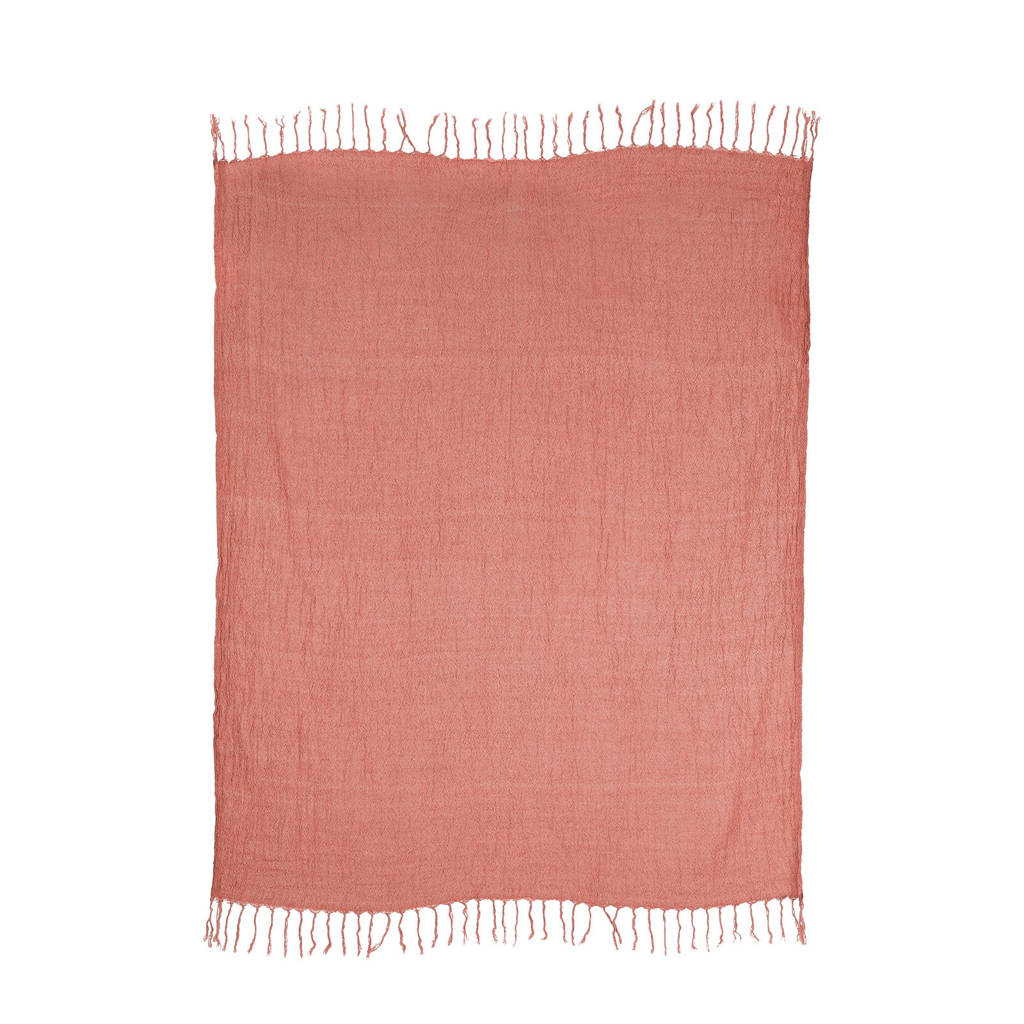 Casa Vivante plaid Berkeley (150x130 cm), Rood