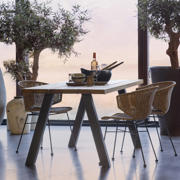thumbnail: WOOOD Tuintafel Met A-poot Tablo - Naturel - 75x210x81
