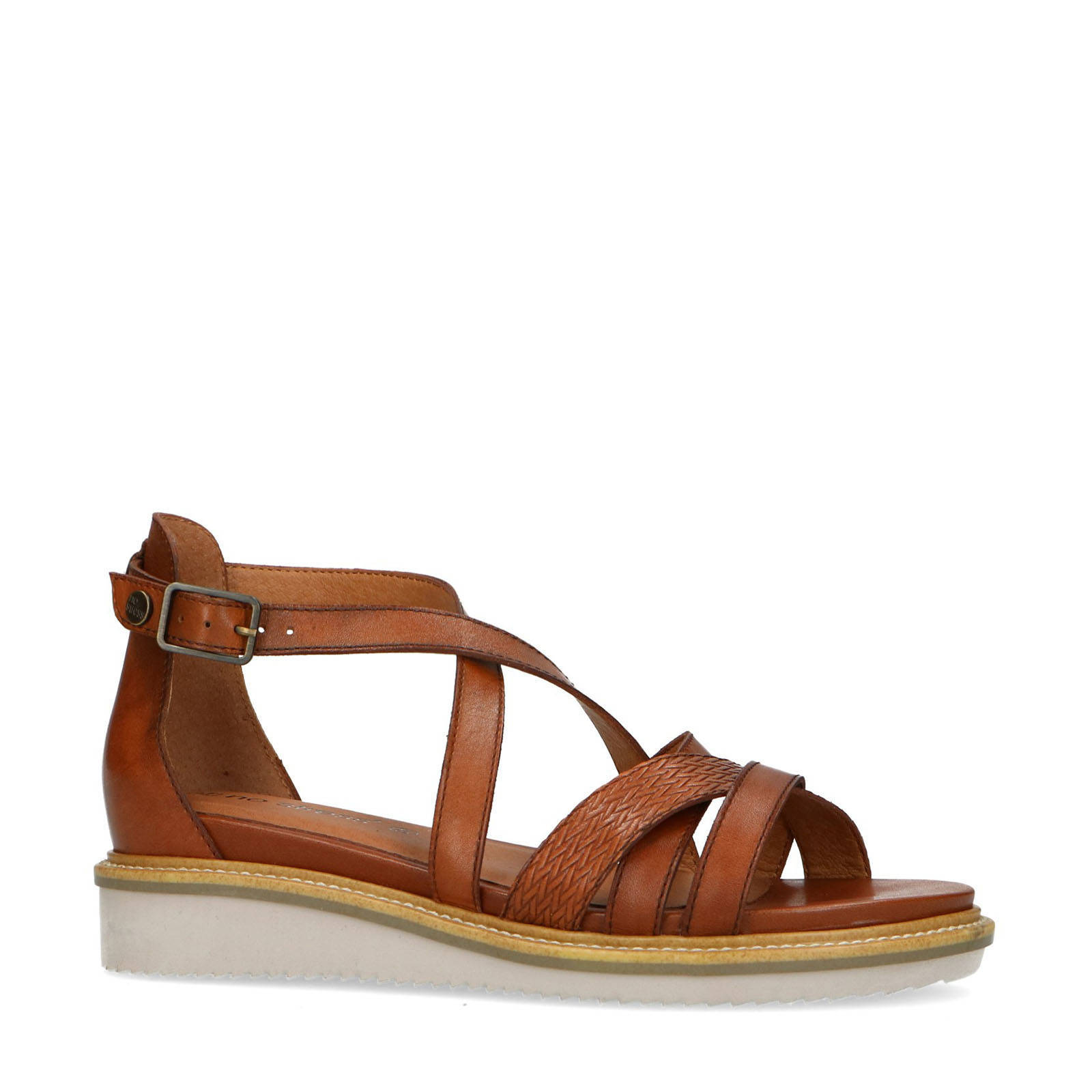 No Stress leren sandalen cognac | wehkamp