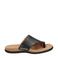 Gabor leren teenslippers zwart