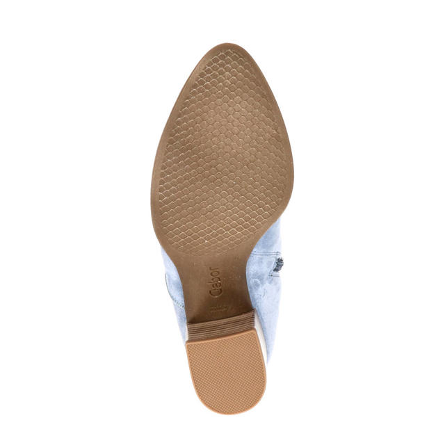 GABOR Enkellaarsjes Dames 790.1 Maat: 37 Materiaal: Suède Kleur: Taupe