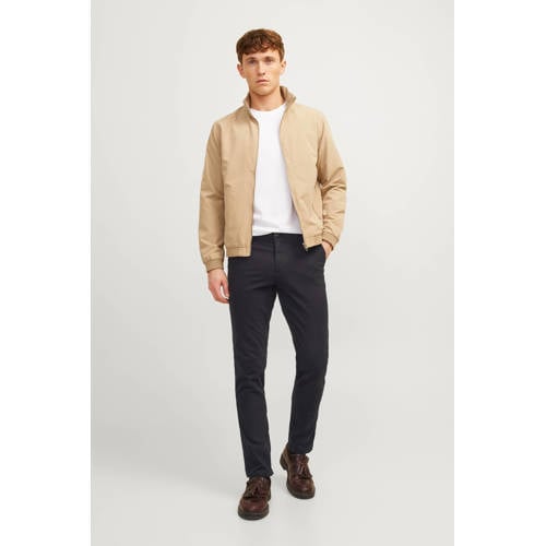 JACK & JONES JEANS INTELLIGENCE slim fit it chino JJIMARCO JJBOWIE zwart afbeelding