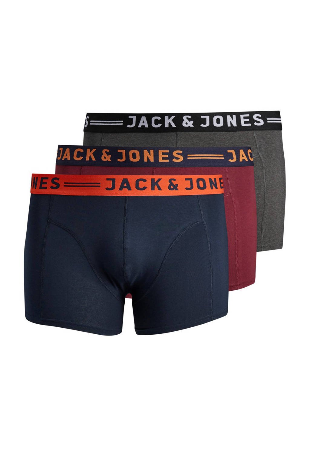 JACK & JONES PLUS SIZE boxershort JACLICHFIELD (set van 3)