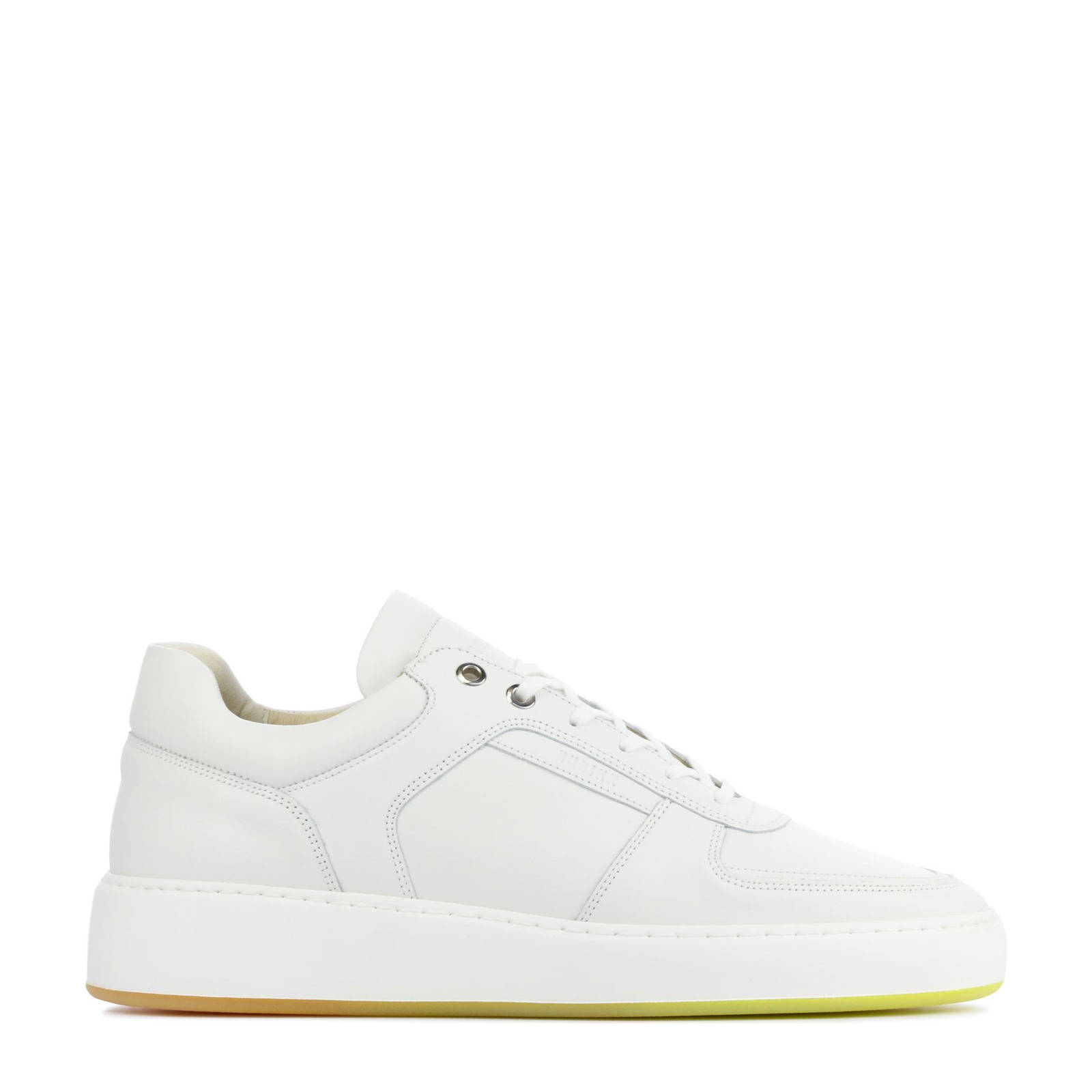 Nubikk Jiro Limo leren sneakers wit | wehkamp