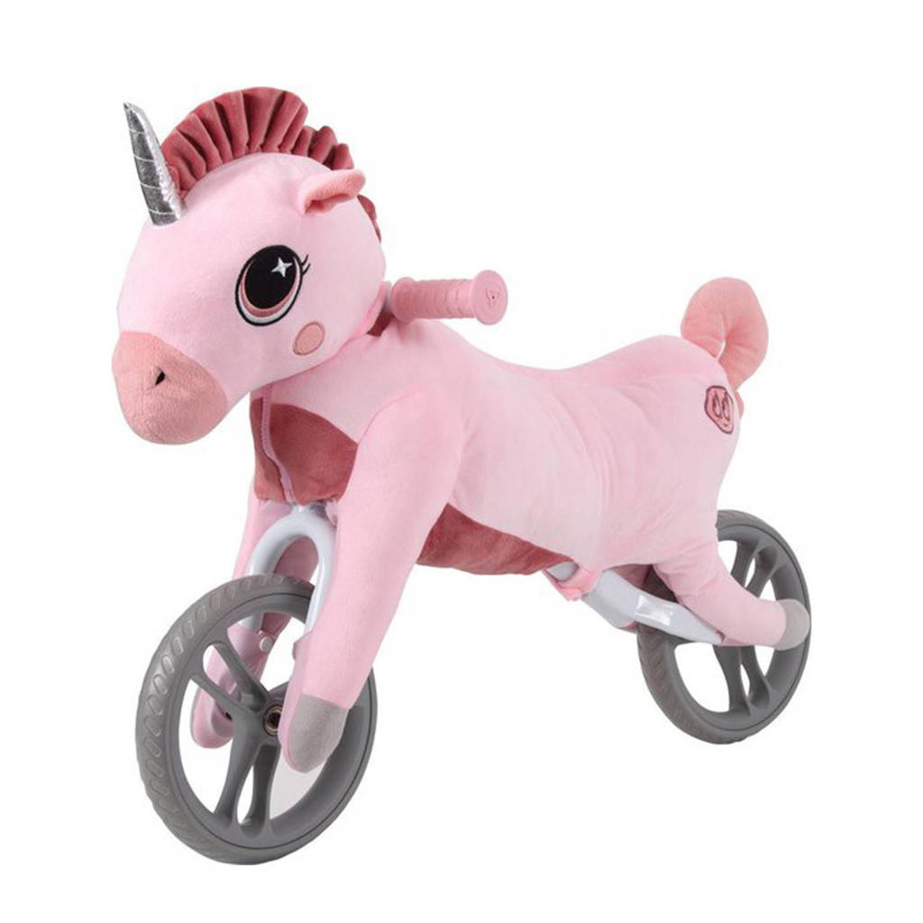 Yvolution My Buddy Wheels eenhoorn loopfiets, Roze