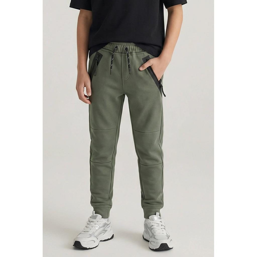 Cars regular fit joggingbroek Lax army groen