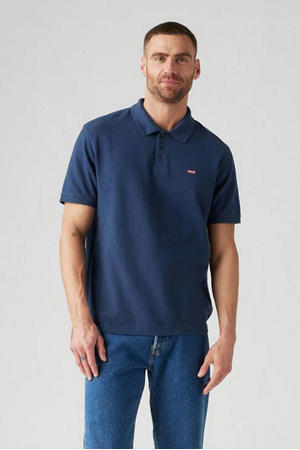 regular fit polo donkerblauw