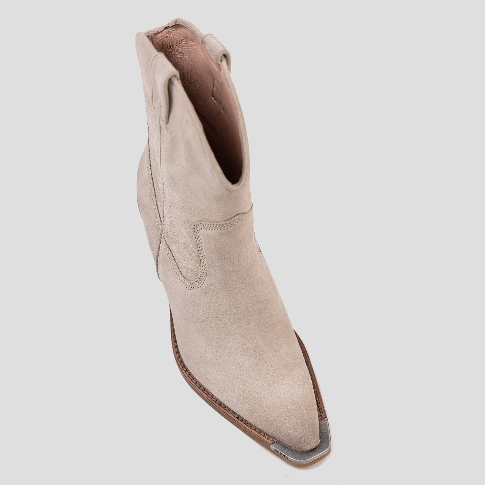 BRONX New-Kole suède cowboylaarzen beige | wehkamp