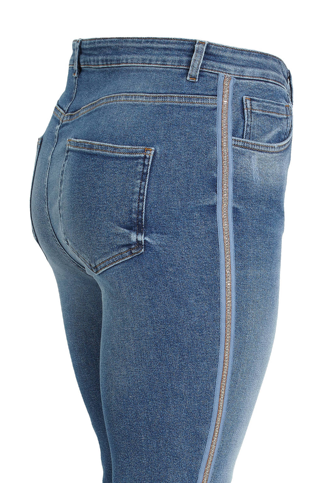 Ongeschikt Kapel Op risico MS Mode slim fit jeans met zijstreep stonewash denim | wehkamp