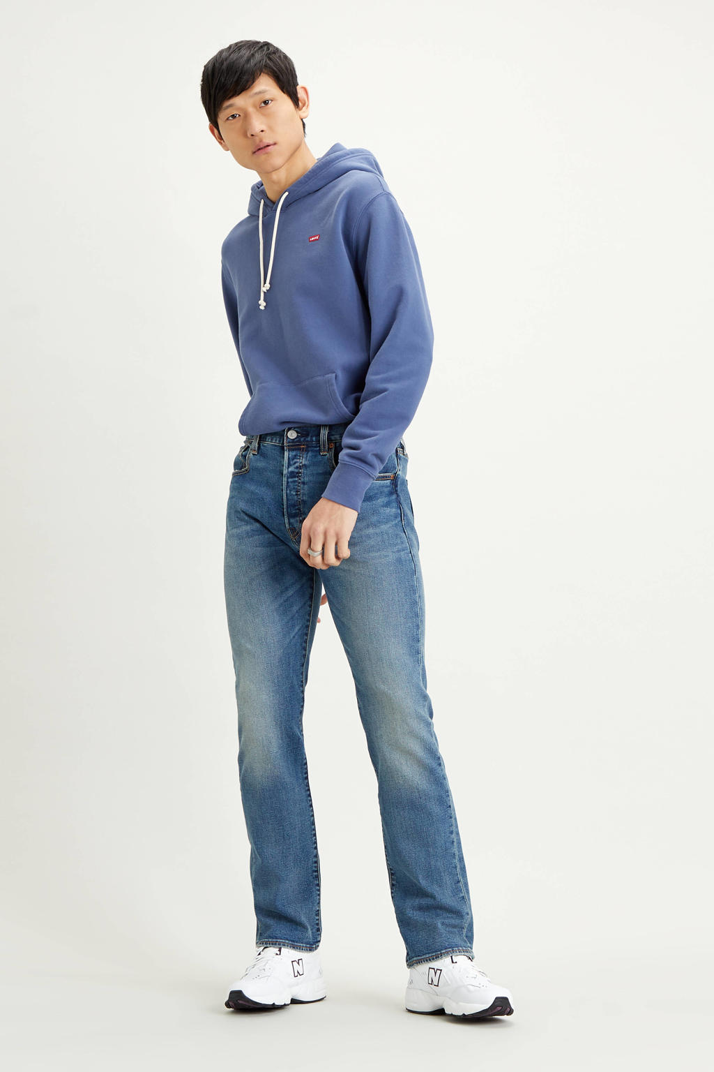 Levi's 501 straight leg jeans candy paint