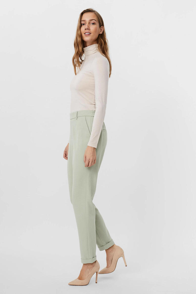VERO MODA Vmmaya Mr Straight Solid Pant Noos broek voor dames, zwart, XL / 34L