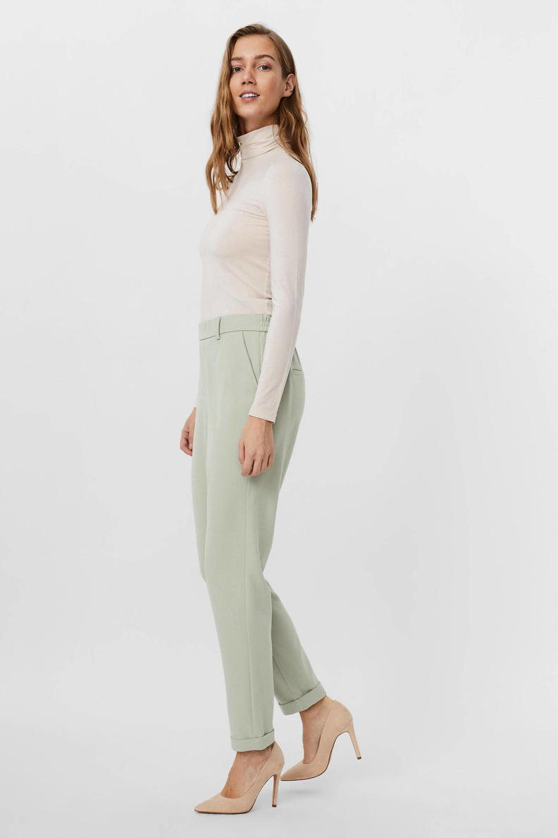 VERO MODA Vmmaya Mr Straight Solid Pant Noos broek voor dames, zwart, XL / 34L VERO MODA Vmmaya Mr Straight Solid Pant Noos broek voor dames, zwart, XL / 34L