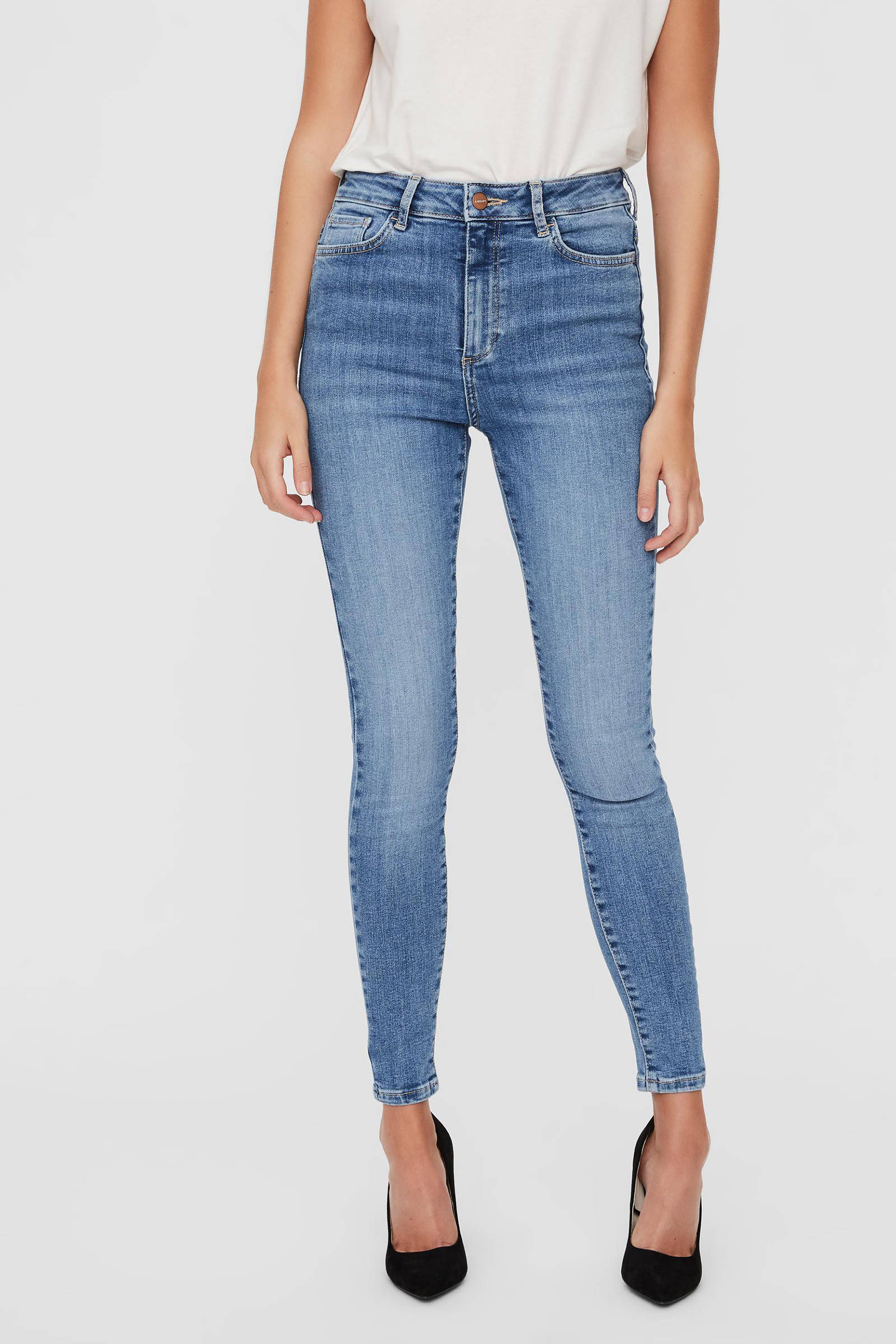 AWARE by VERO MODA skinny jeans VMSOPHIA light blue denim | wehkamp