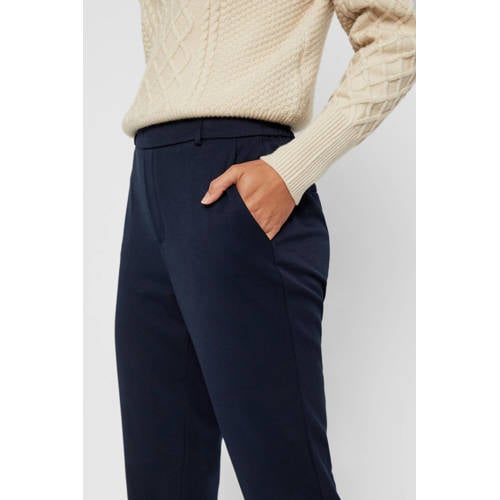 VERO MODA slim fit pantalon VMMAYA donkerblauw afbeelding