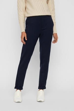 slim fit pantalon VMMAYA donkerblauw