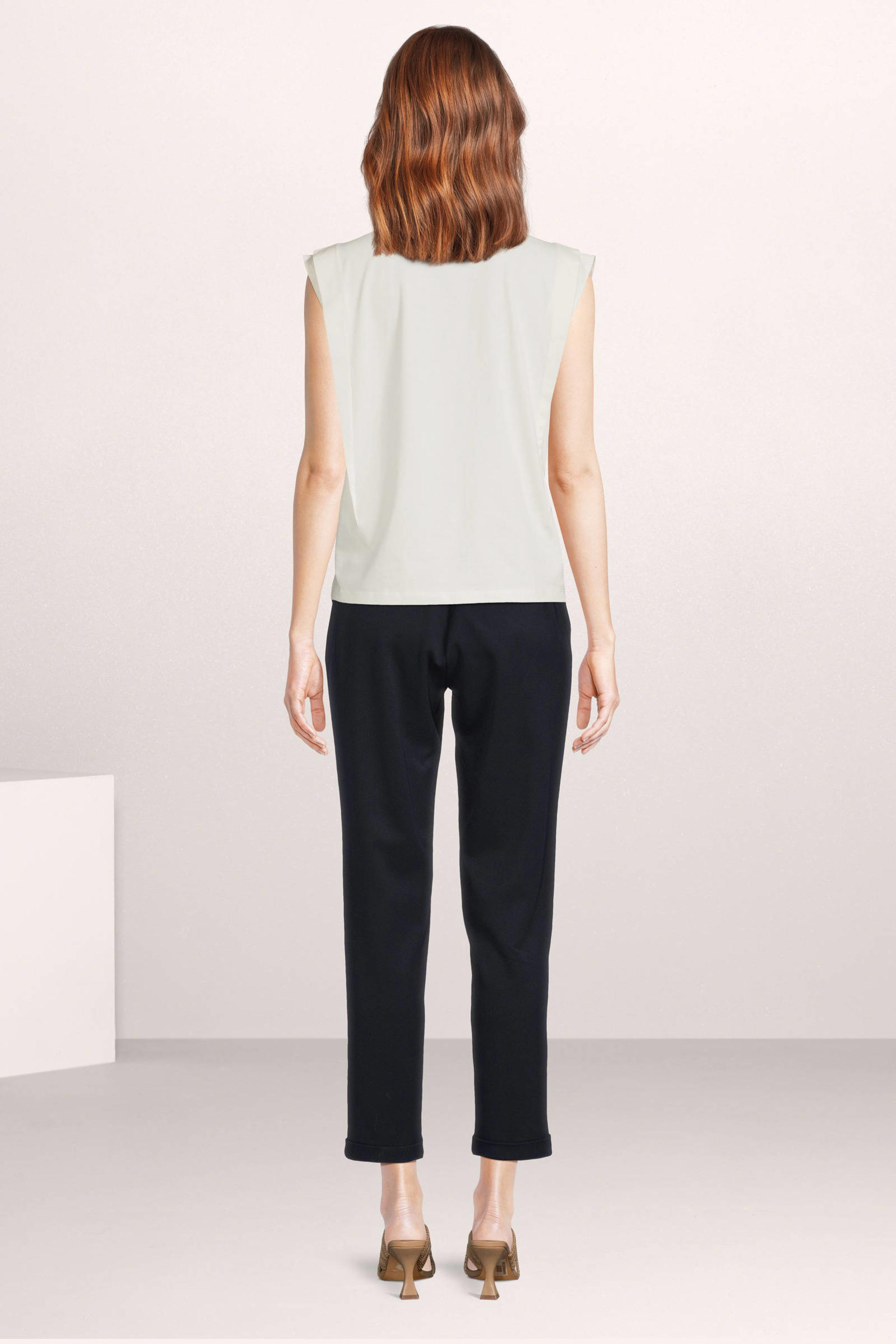 VERO MODA slim fit pantalon VMMAYA ecru | wehkamp VERO MODA slim fit pantalon VMMAYA ecru | wehkamp