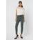 VERO MODA tapered fit broek Eva groen