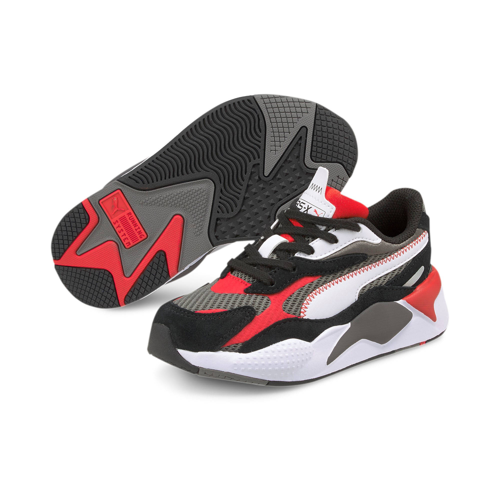 Puma RS-X3 Zwart / Rood / Geel - Schoenen Lage sneakers € 87,90