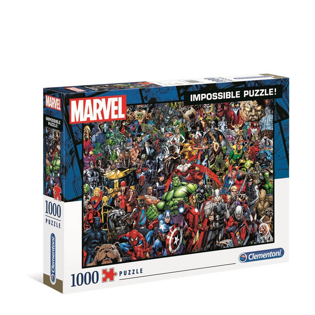 Clementoni Marvel - Impossible puzzle legpuzzel 1000 stukjes