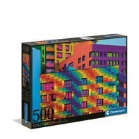 Clementoni Squares - Colorboom collection  legpuzzel 500 stukjes