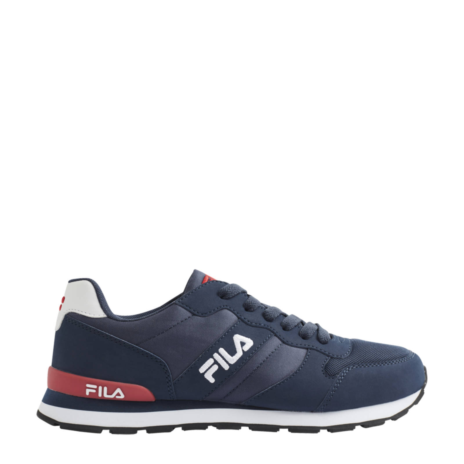Fila sneakers donkerblauw/wit/rood | wehkamp