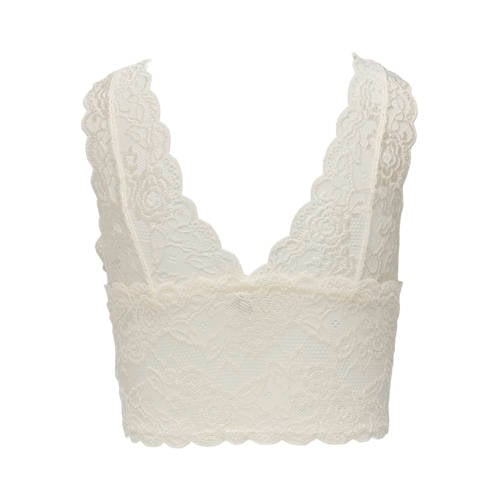 ONLY voorgevormde bralette ONLCHLOE gebroken wit afbeelding
