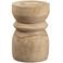 WOOOD Bikkel Kruk - Hout - Naturel - 40x28x28