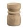 WOOOD WOOOD Bikkel Kruk - Hout - Naturel - 40x28x28