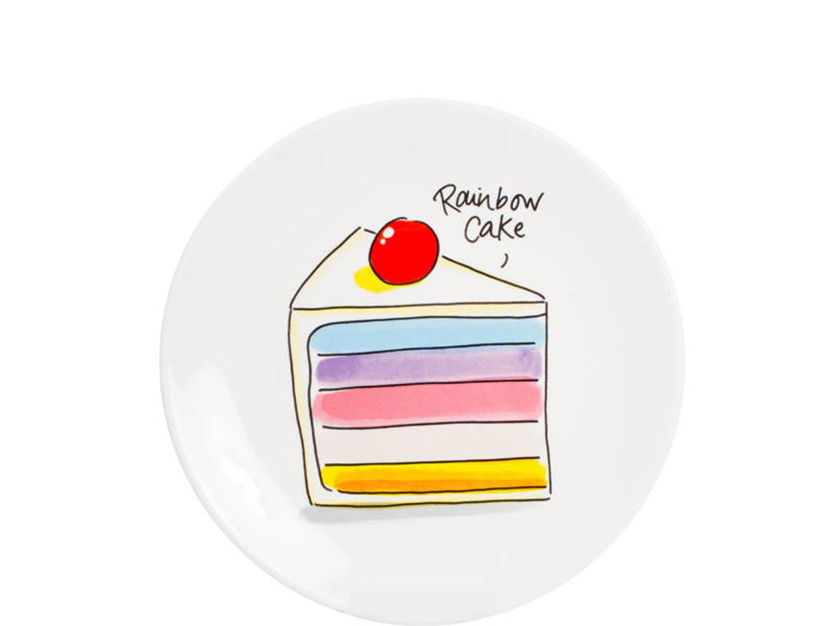 Gelukkig is dat pint Schaap Blond Amsterdam gebaksbord Rainbow cake (Ø18 cm) | wehkamp