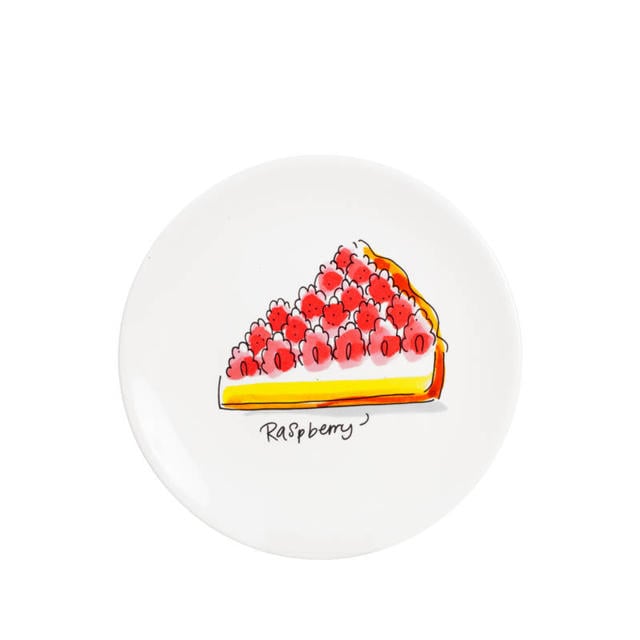 Snooze Voor een dagje uit Aubergine Blond Amsterdam gebaksbord Raspberry pie (Ø18 cm) | wehkamp